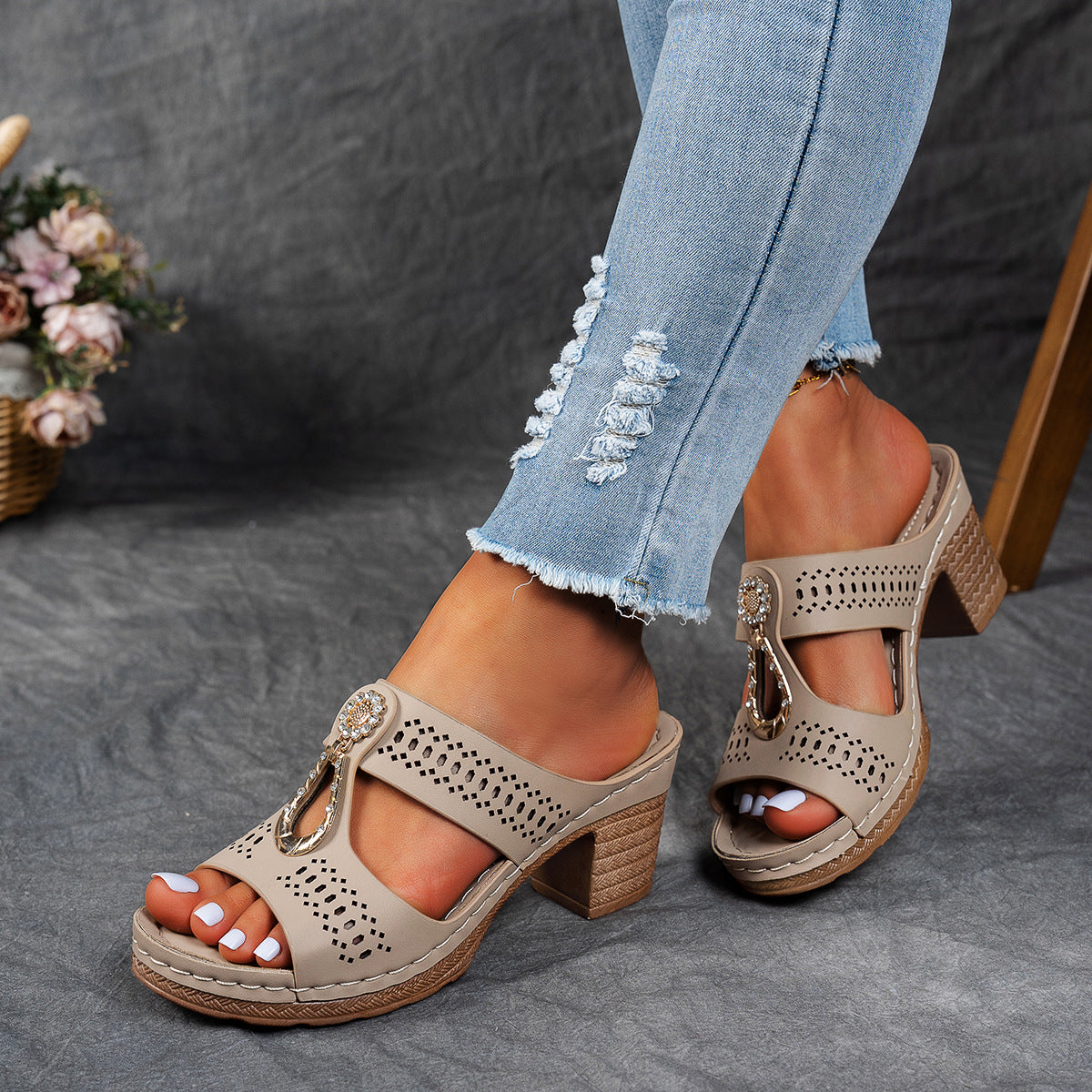 Isabella | Orthopedic High-Heel Comfort Sandals