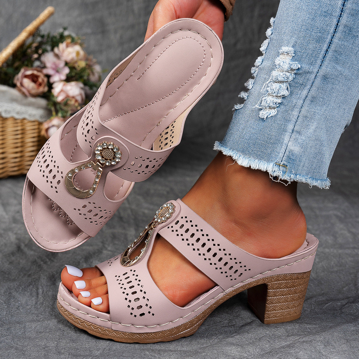 Isabella | Orthopedic High-Heel Comfort Sandals